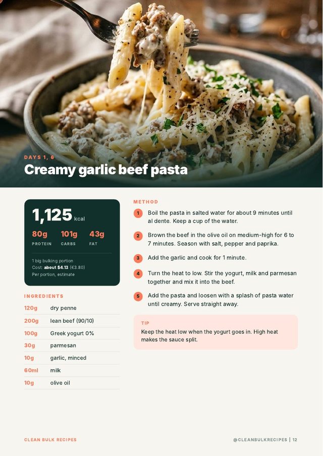 12 full recipes